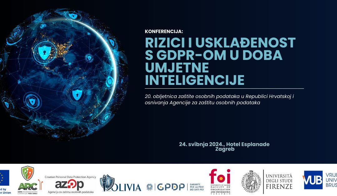 Konferencija „Rizici i usklađenost s GDPR-om u doba umjetne inteligencije”