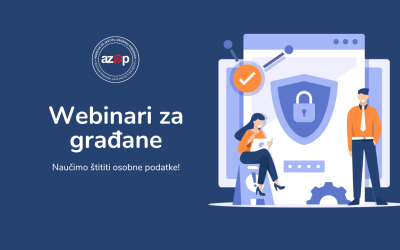 Webinari za građane – zaštita osobnih podataka i prijevare na internetu