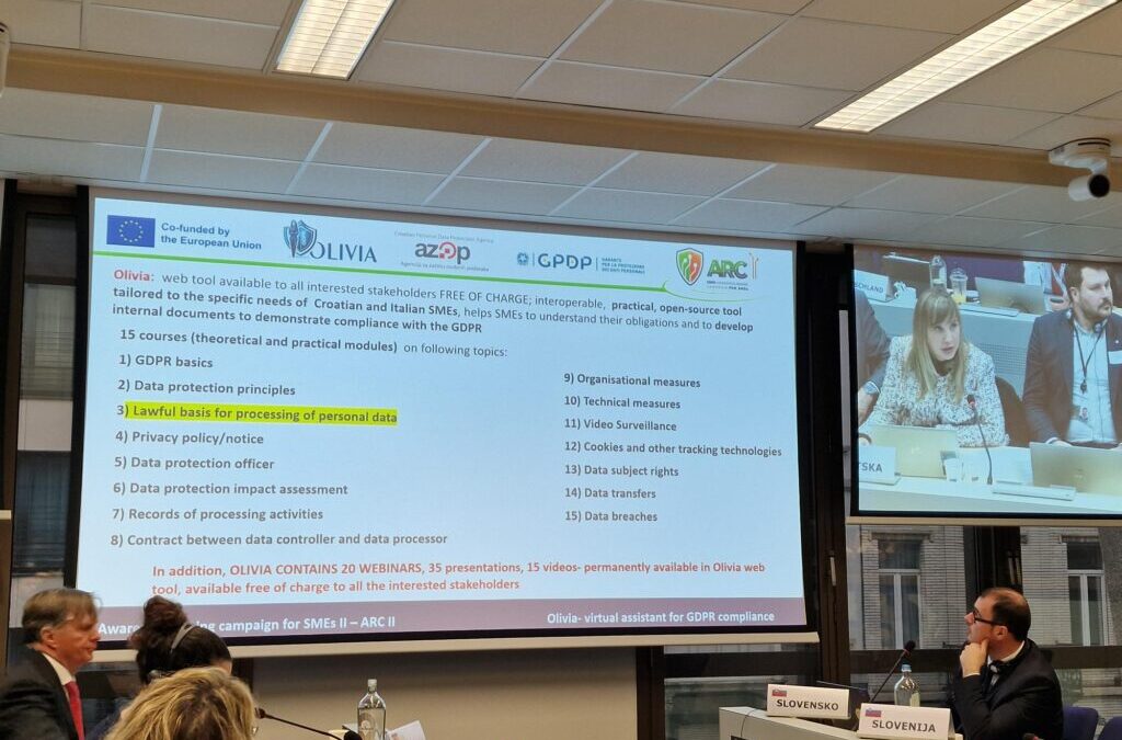 Olivia: Innovative GDPR Compliance Tool Showcased to EDPB members