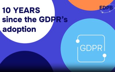 10. obljetnica usvajanja Opće uredbe o zaštiti podataka