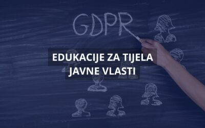 Edukacije u suradnji s DŠJU o osnovama GDPR-a za tijela javne vlasti