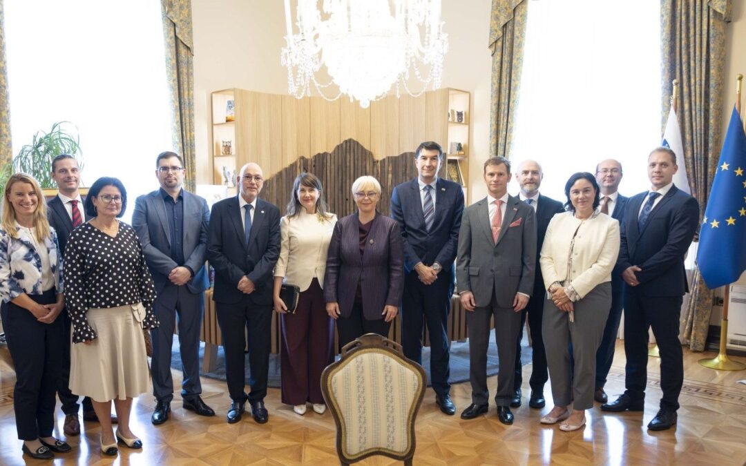 Čelnici nadzornih tijela Srednje Europe na prijemu kod predsjednice Republike Slovenije